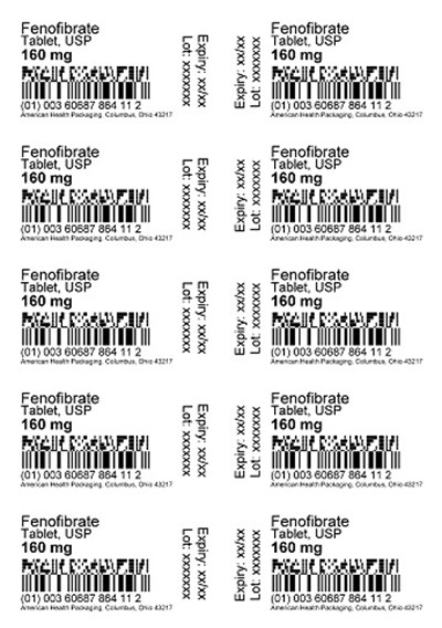 160 mg Fenofibrate Tablet Blister.jpg (160 mg Fenofibrate Tablet Blister)